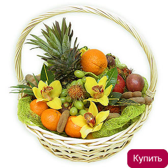 Подарочная фруктовая корзина