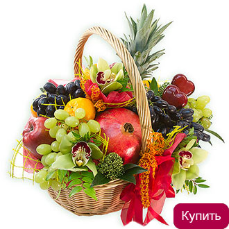 Подарочная фруктовая корзина